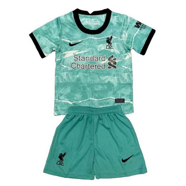 Camiseta Liverpool Replica Segunda Ropa Niños 2020/21 Verde